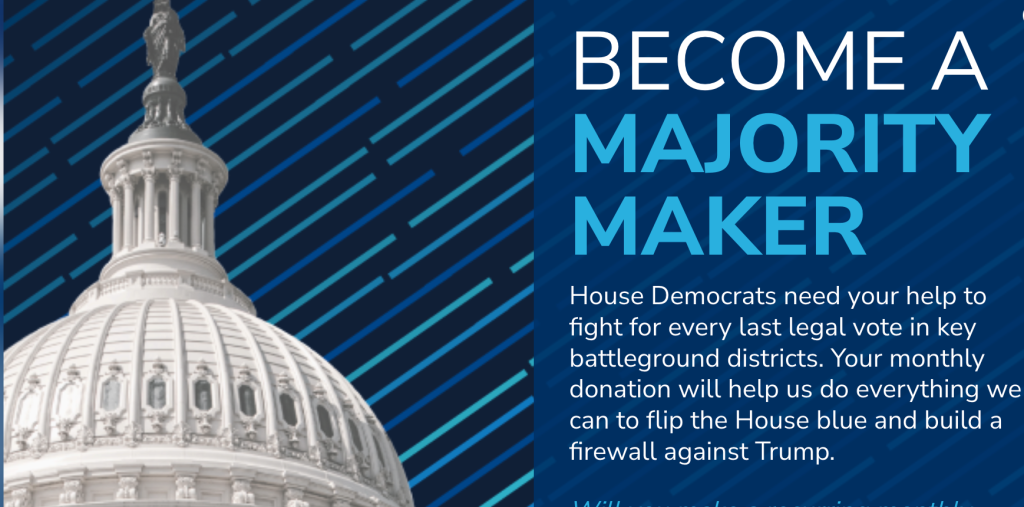 DONATE TO THE DEMOCRATIC CONGRESSIONAL CAMPAIGN COMMITTEE