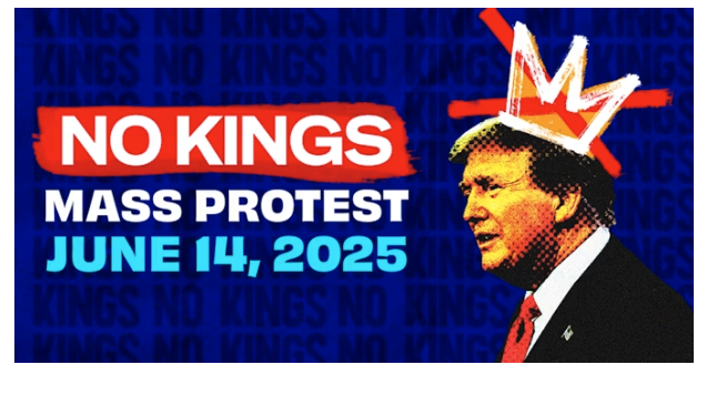 NO KINGS MASS PROTEST RALLIES EVERYWHERE JUNE 14